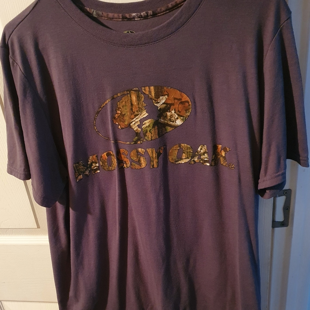 Mossyoak T Shirt Mens Size Large Gray